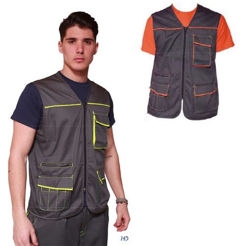 Gilet smanicato uomo tasche