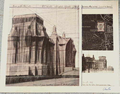 Christo wrapped reichstag - wrapped,