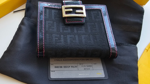 Fendi portafoglio zucchino - portafoglio,