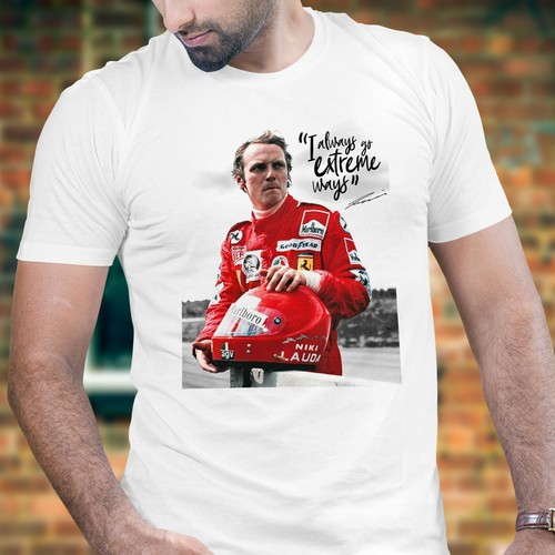 Niki lauda maglietta - lauda,