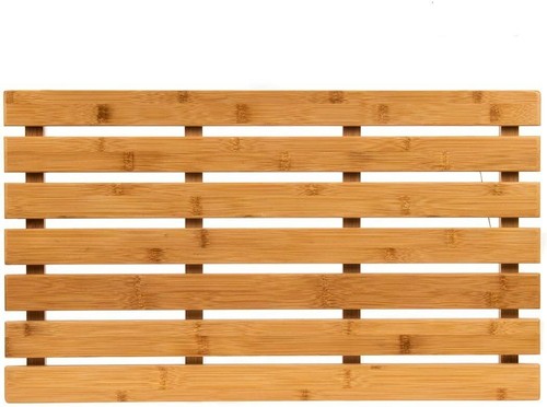 Tappetino bagno legno - in,