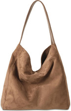 Borsa a Spalla Donna in Suede