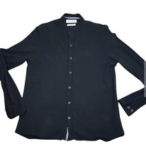 Camicia denim e fiori slim fit