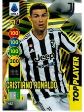 RONALDO Juventus TOP PLAYER ADRENALYN XL card n. 462 Calciatori PANINI 2021-22