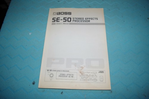 Manuale boss 50 - manuale,