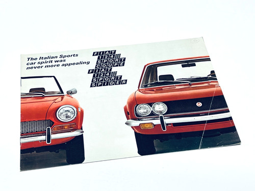 Brochure fiat 124 sport coupè - brochure,