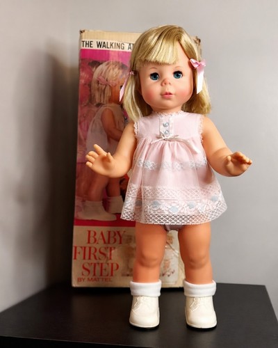 Bambola mattel baby first step - first,