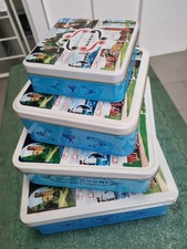 Scatole di latta Waferini Babbi Cesena set di 4 scatole da collezione anni 2000