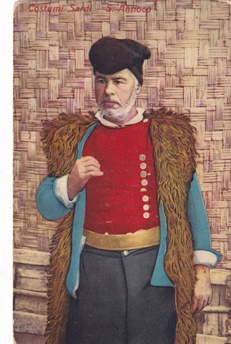 Cartolina nuoro costumi - cartolina, di