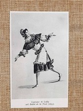 Costume di Lully Ballet de la Nuit Eleganza barocca e teatralità Stampa del 1944