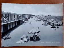 SAN CATALDO - SPIAGGIA MARE ANIMATA CABINE - LECCE - VIAGGIATA 1962 - 6181