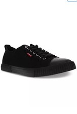 Scarpa Levi's Uomo Anikin Canvas Sneaker 10.5 Nero/Nero