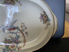 Piatto da portata IN PERFETTE CONDIZIONI A THOMAS Ivory BAVARIA Bird Of Paradis 11