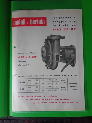 Audoli bertola pompe - audoli,