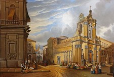 DIPINTO AD OLIO 70X100 DUOMO