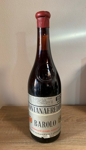 Barolo fontanafredda 1971 75 - barolo, 0,75