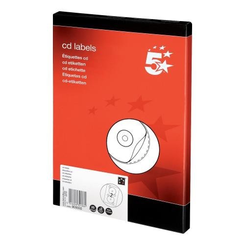 25x fogli etichette - 25x, cd