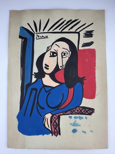 Pablo picasso coa - coa, dipinto