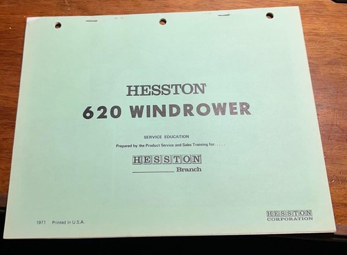 Hesston windrower 620 - hesston,