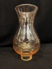 Ricambio Paralume Vetro Soffiato Lampadario Lampada Lume petrolio H 20 Cm.