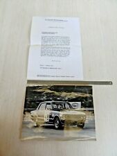 MATERIALE STAMPA ORIGINALE TRIUMPH DOLOMITE SPRINT IN ITALIANO 1975 TURISMO