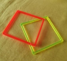 BOTTEGA VENETA VINTAGE EARLY 2000 FLUO BANGLE BRACELETS