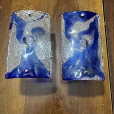 Pair of 1970s Mazzega sconces