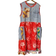 Maxi abito midi upcycled XL