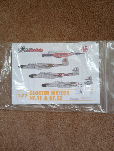 Decalcomanie alleycat - 1/72,