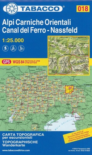 Mappa escursionistica alpi - mappa,