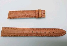  cinturino marrone Chiaro Opaco Coccodrillo originale Gucci 17mm 