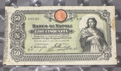 Lire banco napoli 22 - 50,