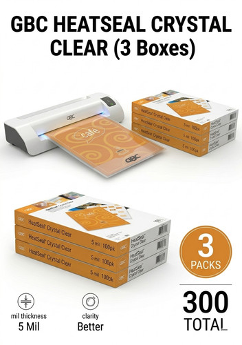 Gbc heatseal crystal clear - heatseal,