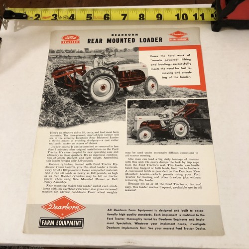 Brochure depliant trattore