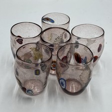 Murano Glass Bicchieri Soffiati Maestro Daniele Biasin.