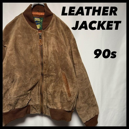 Leather jacket men - leather, suede
