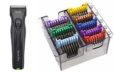 TOSATRICE A BATTERIA WAHL ARCO PRO + SET PETTINE SCORREVOLE ACCIAIO INOX 3 - 25 MM