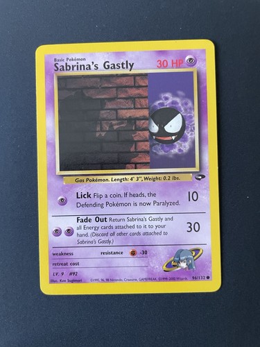 Pokemon sabrina gastly - sabrina's,