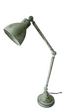 Lampada da tavolo stile shabby/industrial con braccio pieghevole