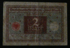 German banknote loan receipt 2