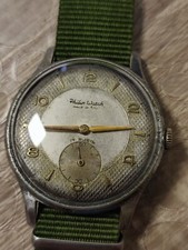 PHILIP WATCH CHAUX DE FONDS oversize 36mm SWISS MADE 17 RUBIS  SUISSE