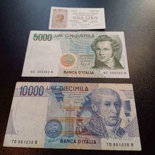 Vecchie banconote italiane - italiane, 10