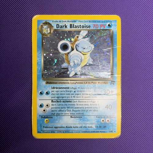Dark blastoise holo set - holo, 3/82