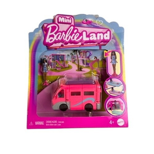 Mini barbie land camper van - land,