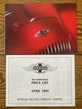 Morgan 1994/95 UK Market Sales Brochure e listino prezzi 4/4, più quattro, più otto