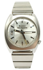 Orologio Bulova Accuquartz men's vintage watch genuine diamond rare clock montre