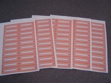 100 Etichette Juke Box Arancia