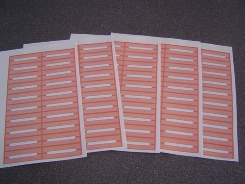 100 etichette juke box arancia - etichette,