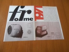 1971 TV DESIGN ANNI 70 DISEGNI