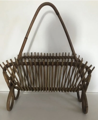 Portarivista bambu rattan - bambu,